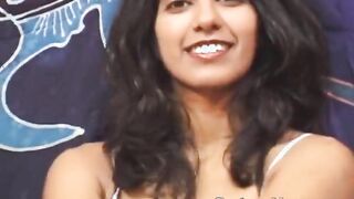 Hairy Indian girl Oasis fetishizes her super hairy body