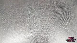 My stepsister shows me her pussy when the family is having dinner