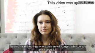 Hairy virgin teen Ofelya Rubens casting