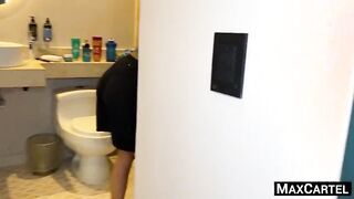 Maid has huge tits