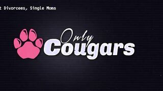 Big natural tits brunette Cougar hairy pussy jumps on juice dick