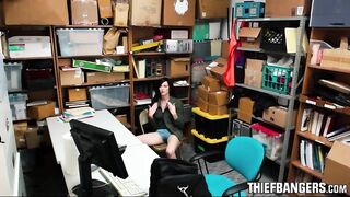 Young Shoplifter Alex Harper Busted By LP Officer & Fucked In Her Hairy Pussy