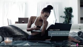 Black teen banged by a delivery guy during a virus outbreak
