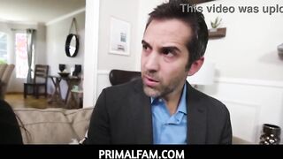 Big tits teen with hairy pussy lets this stud fucks her hard and rough for money