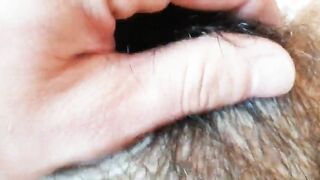 her pussy is like a jungle huge clit hairy girl getting fucked real couple
