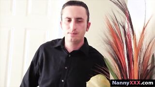 Kinsley Eden gives a nice blowjob and then gets her pussy drilled hard in many positions in the bedroom
