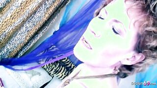 Slim Mature seduces Curvy MILF next door to Strapon Lesbian Sex