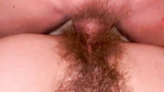 Hairy Sara gets her pussy fucked