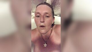 A seriously needed mega intense orgasm in the bath after over 30 hours of travelling