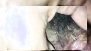 I gave her hairy pussy a taste of my huge dick after the quarantine in Hyderabad - She messaged me to fuck her hairy pussy hard