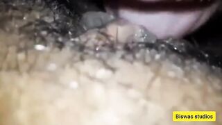 Indian hairy pussy licking